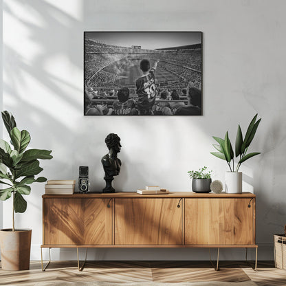 Wandbild Kathedrale des Fußballs