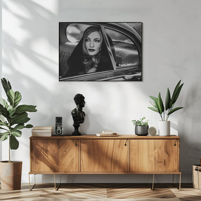 Wandbild Gefangen in einem Moment der Abwesenheit...