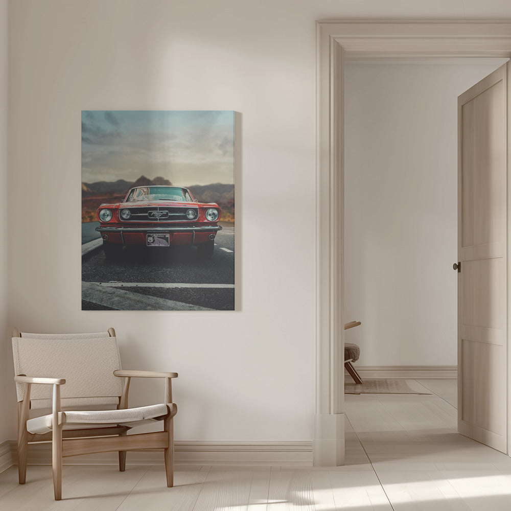 Wandbild Oldtimer Liebe