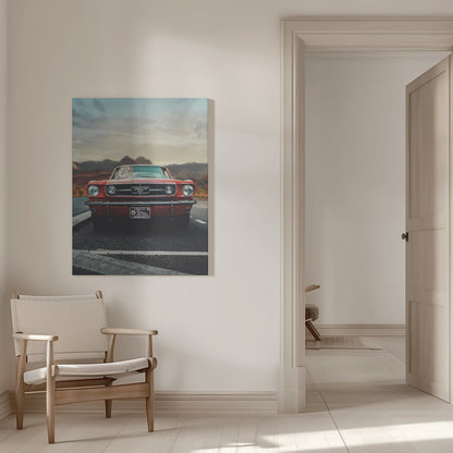 Wandbild Oldtimer Liebe