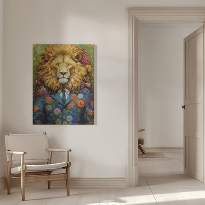 Wandbild Löwe Tierkunst #löwe