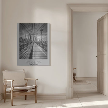 Wandbild NEW YORK CITY Brooklyn Bridge