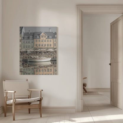 Wandbild KOPENHAGEN VINTAGE Ruhiger Nyhavn