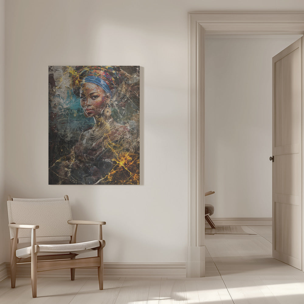 Wandkunst Afrikanische Kunst Illustration Wandkunst 067