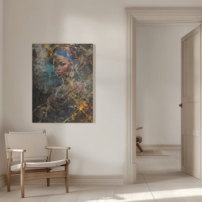 Wandkunst Afrikanische Kunst Illustration Wandkunst 067