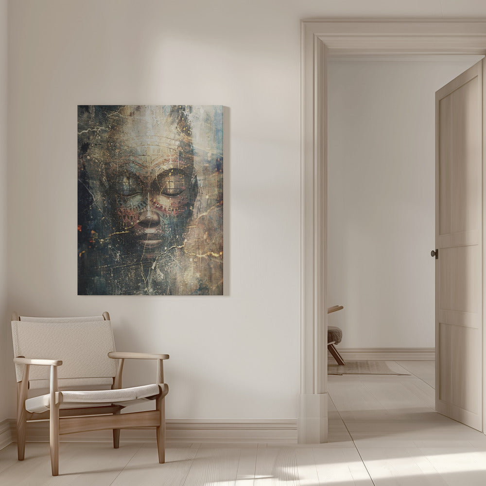 Wandbild Afrikanische Kunst Illustration Wandkunst 111