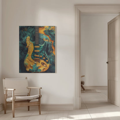 Music Guitar 1 Canvas Print