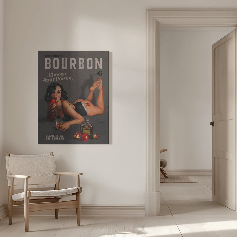 Wandbild Babes of Bourbon Vol 6 Choose Your Poison Sexy Pinup