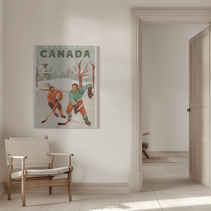 Wandkunst Montreal Kanada Teischhockey-Jungs