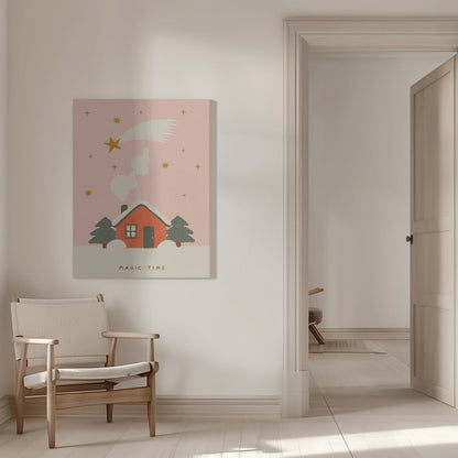 Wandbild Eine magische Zeit zu Weihnachten Leinwandbild