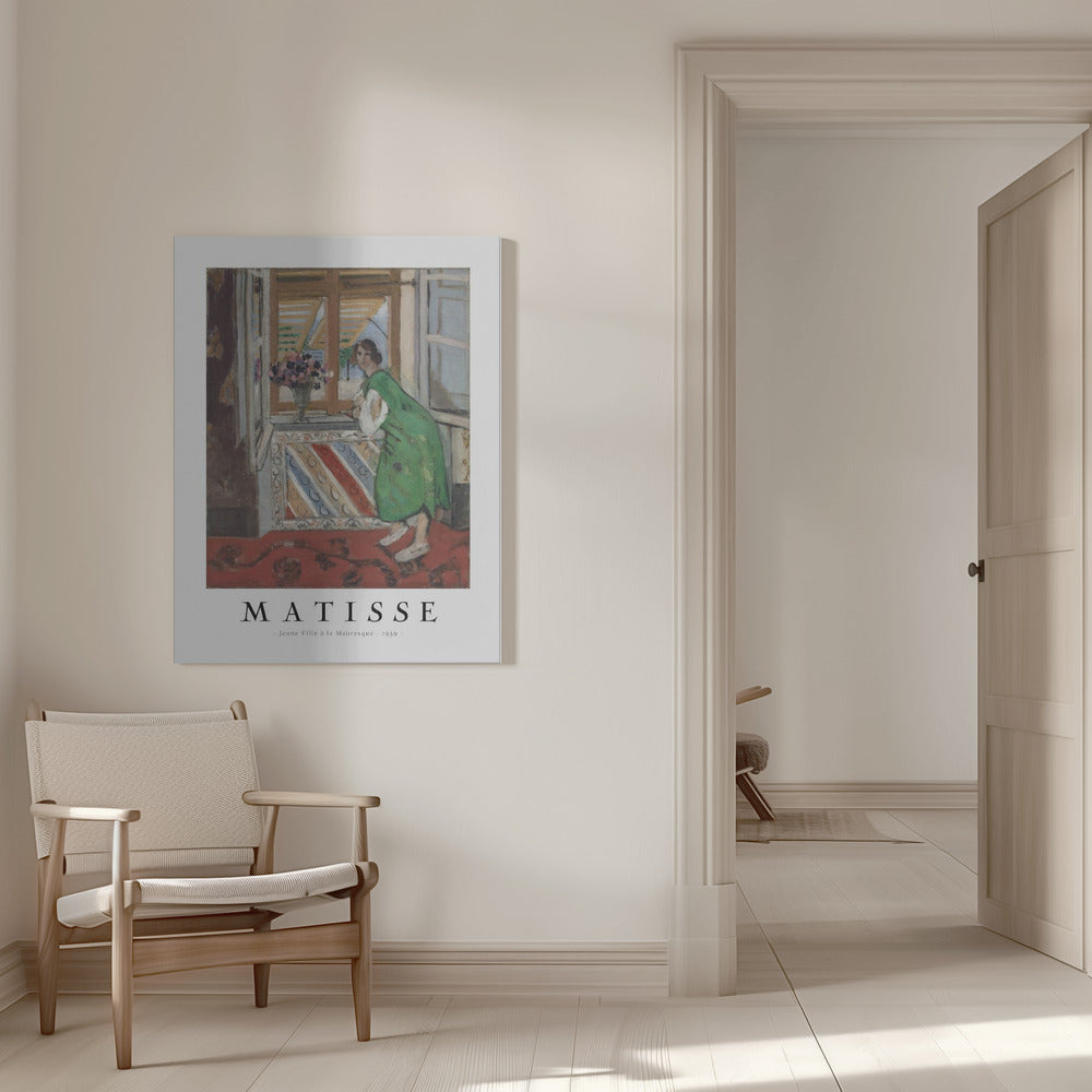 Wandbild Jeune Fille a La Mauresque 1939