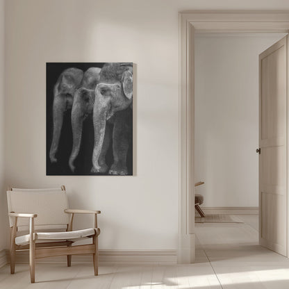 Wandbild Die Natur ist ein großartiges Meisterwerk, ein Elefant; das einzige harmlose große Ding ...
