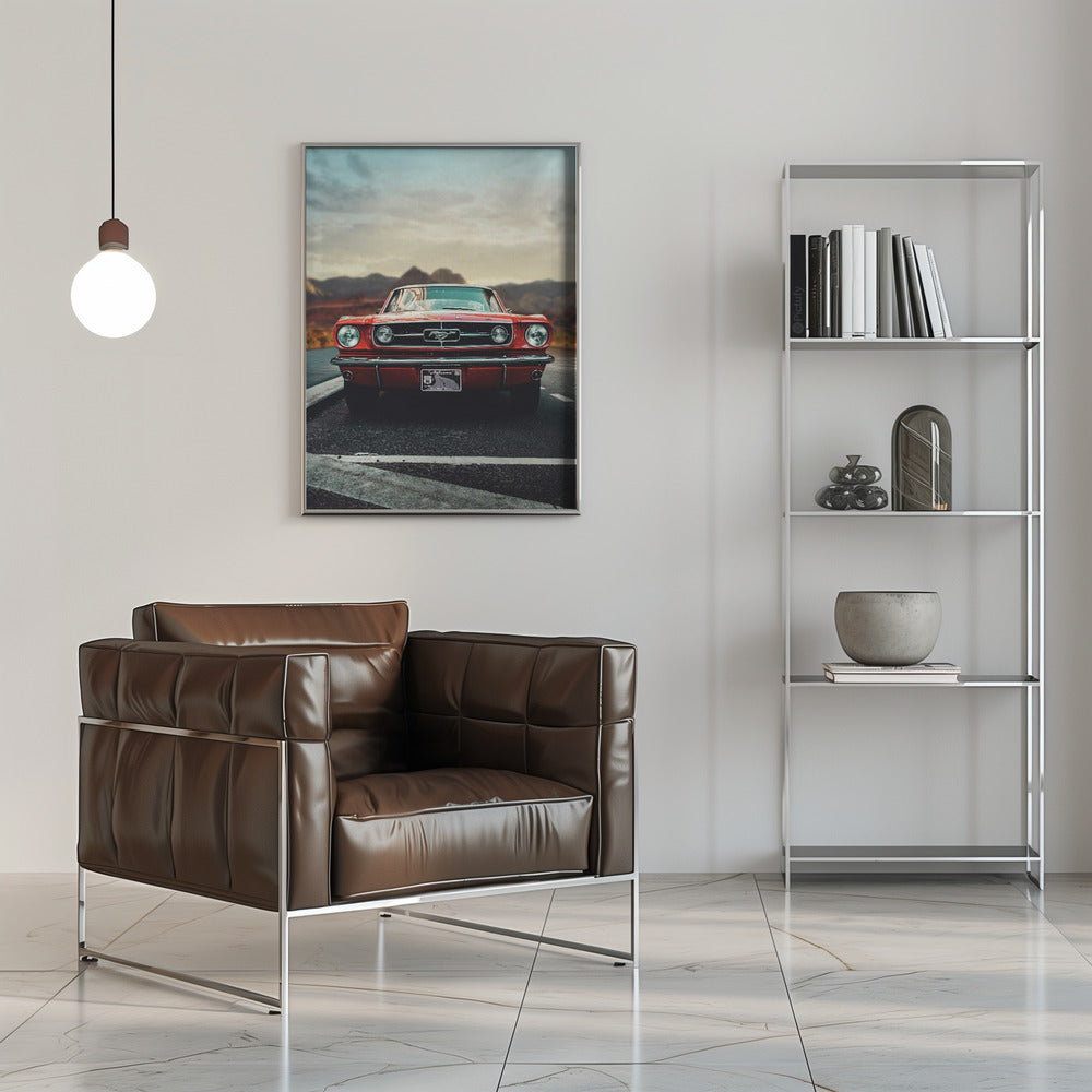 Wandbild Oldtimer Liebe