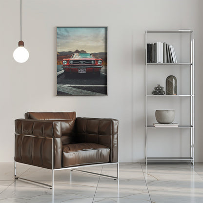 Wandbild Oldtimer Liebe