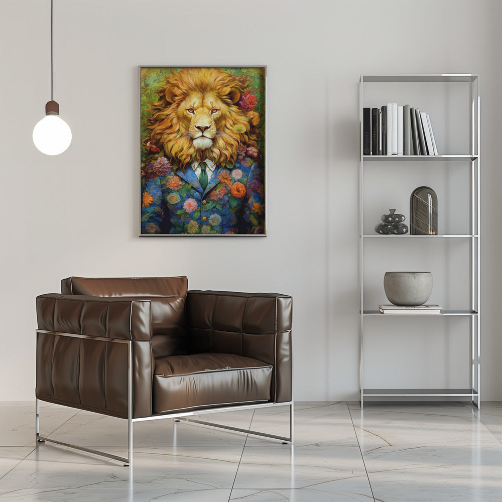 Wandbild Löwe Tierkunst #löwe