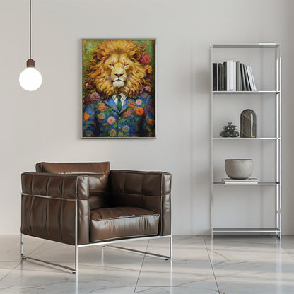 Wandbild Löwe Tierkunst #löwe