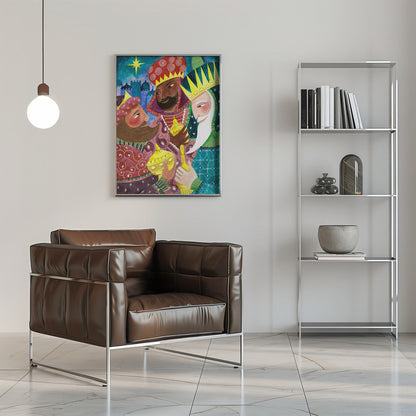 Wandbild Heilige Drei Könige Leinwanddruck