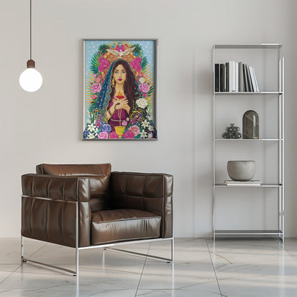 Wandbild Mutter Maria / Maria Magdalena