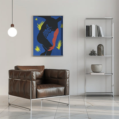 Wandschmuck: Ausgeschnittene Sportfiguren aus Papier