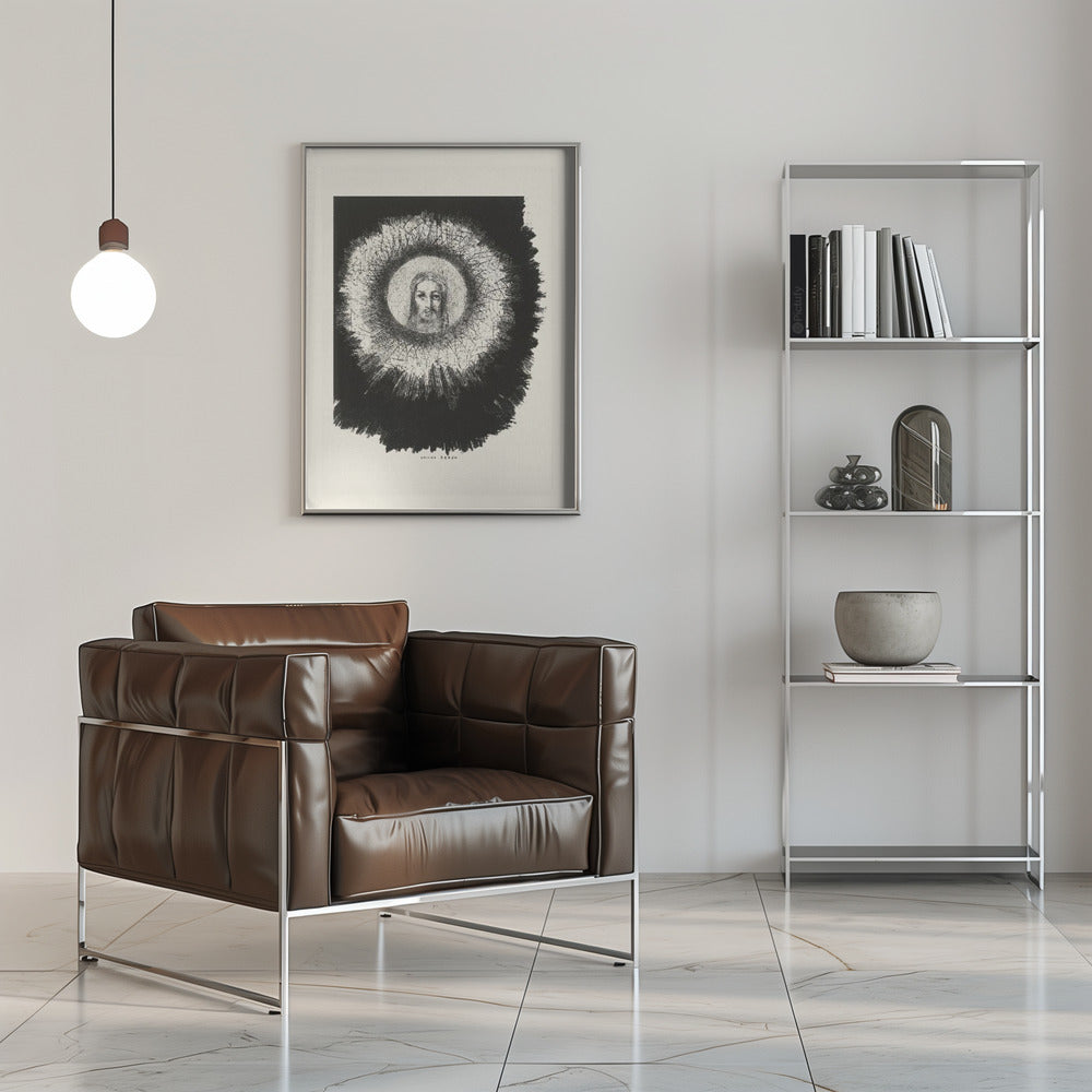 Wandkunst Und das Antlitz Christi leuchtete in der Sonnenscheibe