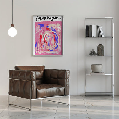 Wandbild Kopenhagenabstrakt5 Größe24x36