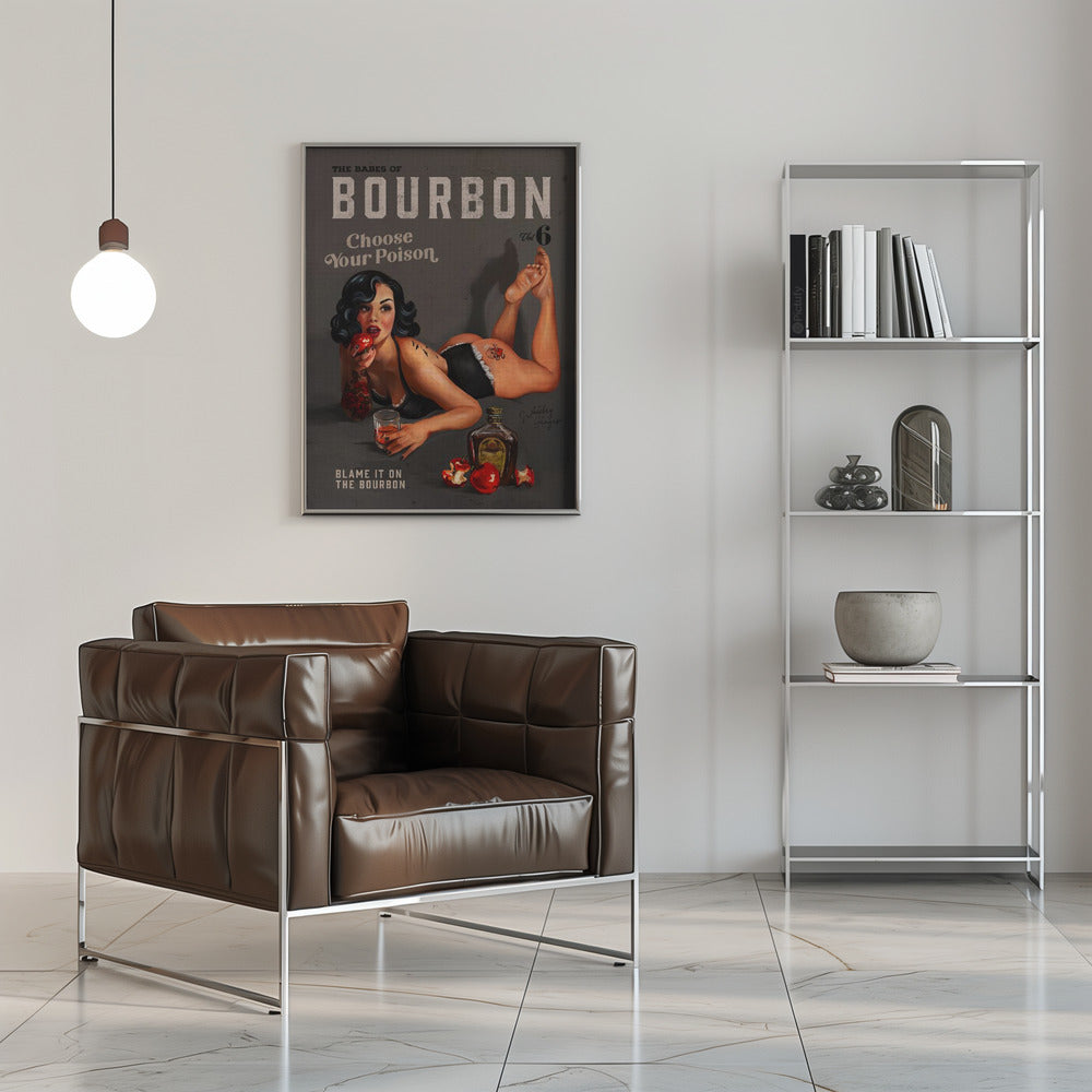 Wandbild Babes of Bourbon Vol 6 Choose Your Poison Sexy Pinup