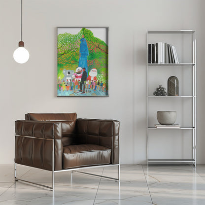 Wandbild Leinwandbild Straßenkonzert