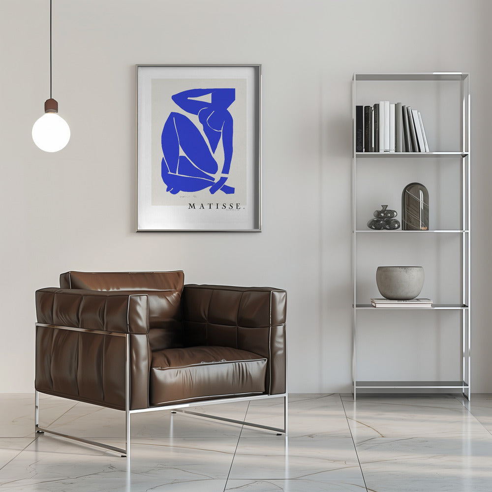 Wall art Nudo Blu III 1952 Boarder