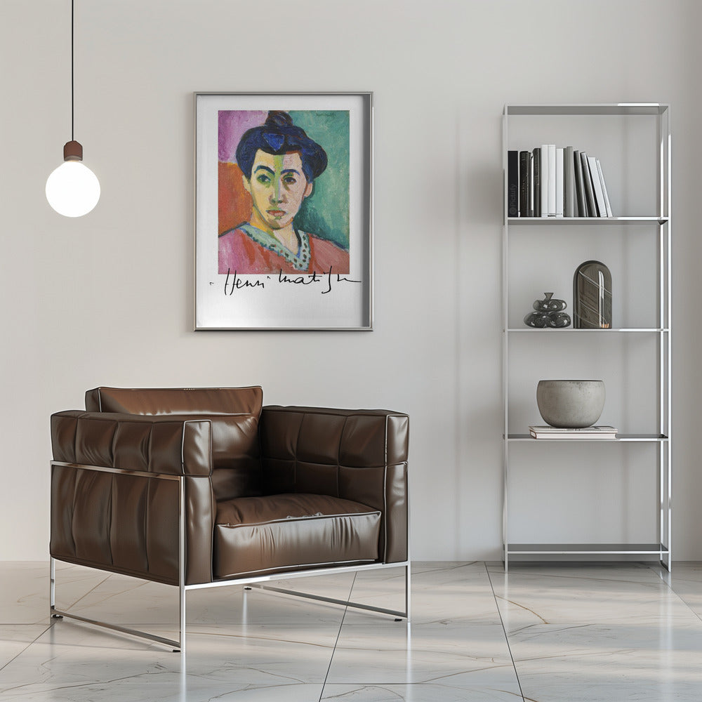 Wandbild La Raie Verte mit Unterschrift