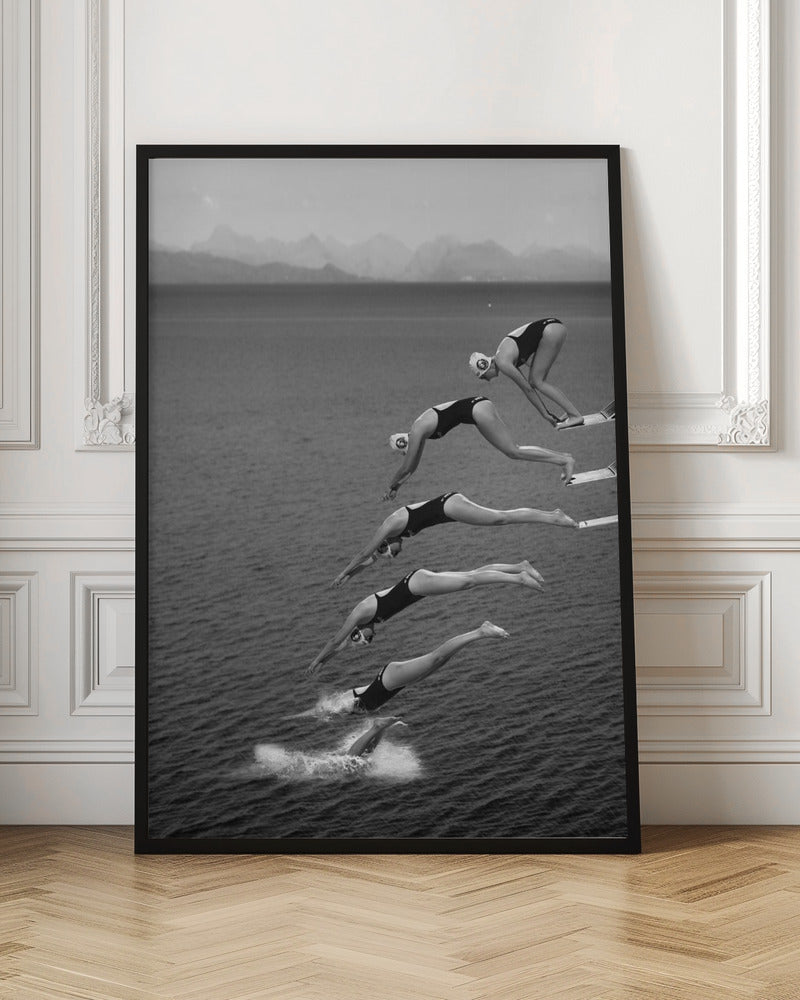 Wandbild Die Schönheit des Tauchens