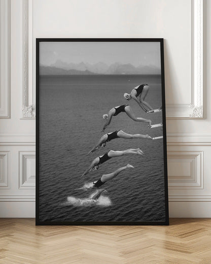 Wandbild Die Schönheit des Tauchens