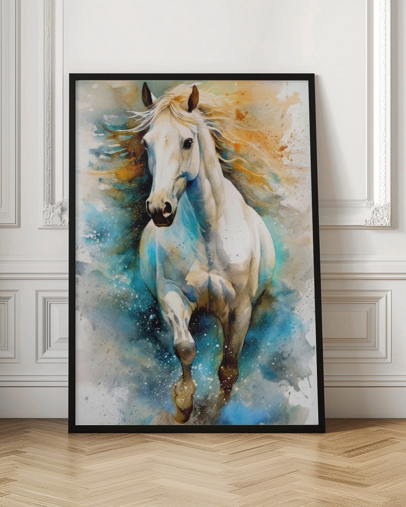 Wandbild Aquarell Pferd (14)