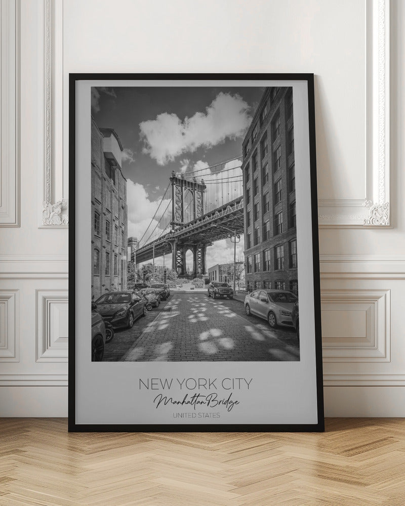 Wandbild-NEW YORK CITY Manhattan Bridge