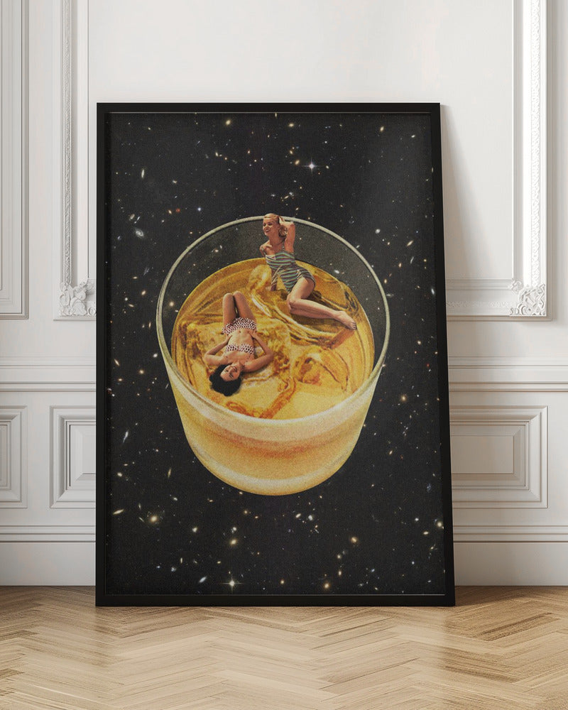 Wandbild Whisky-Freunde – On the rocks