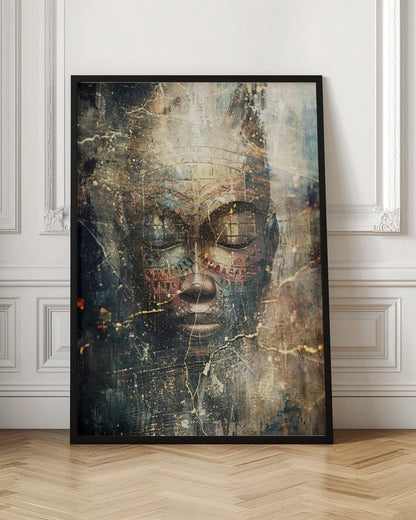 Wandbild Afrikanische Kunst Illustration Wandkunst 111
