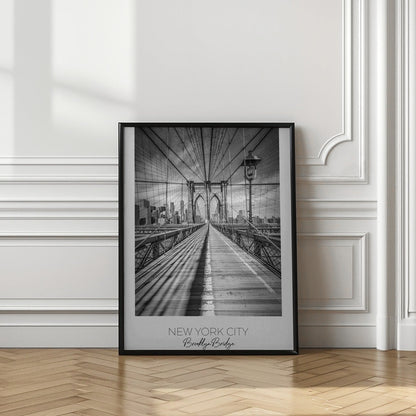 Wandbild NEW YORK CITY Brooklyn Bridge