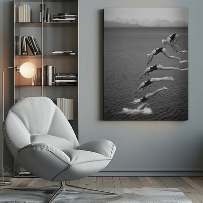 Wandbild Die Schönheit des Tauchens
