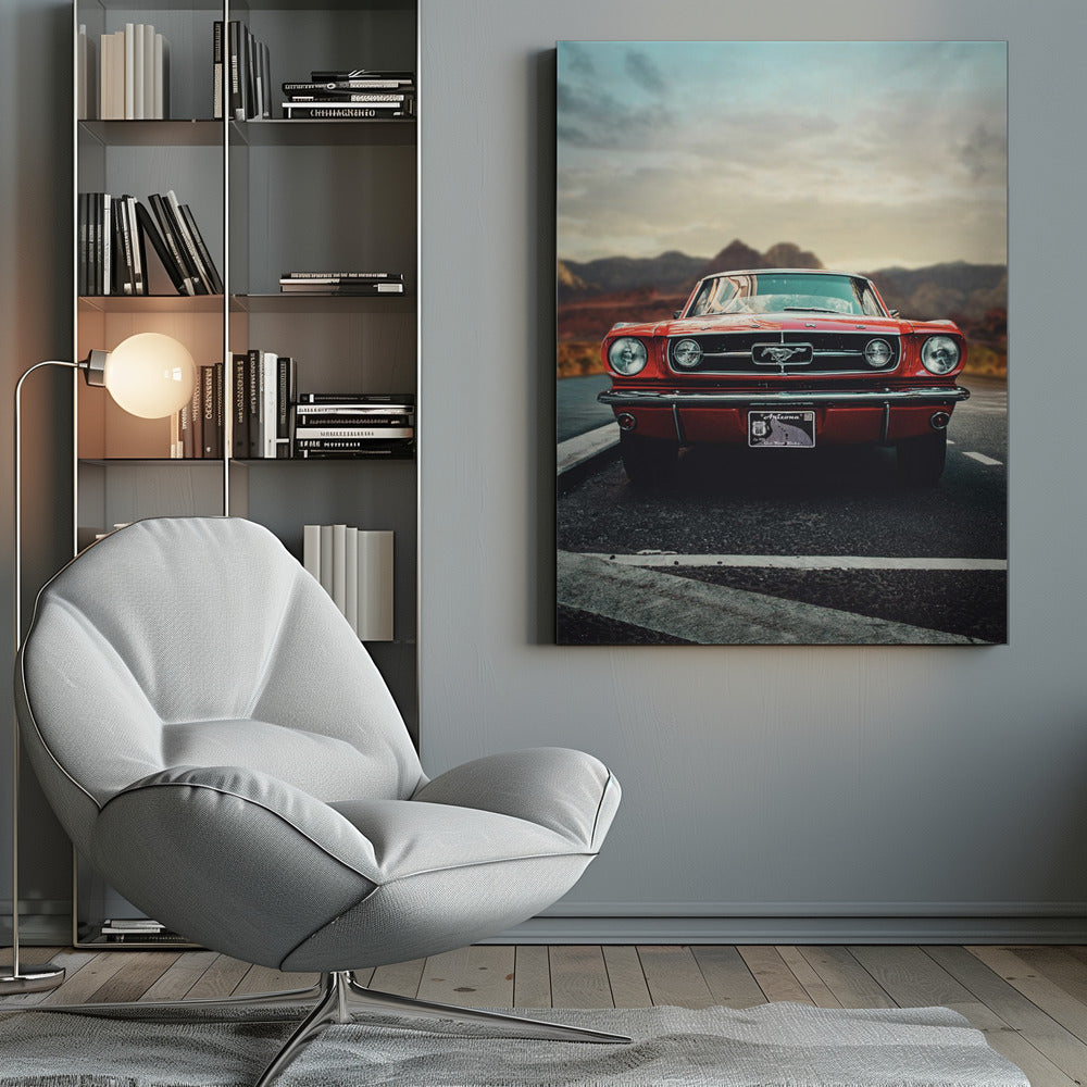 Wandbild Oldtimer Liebe