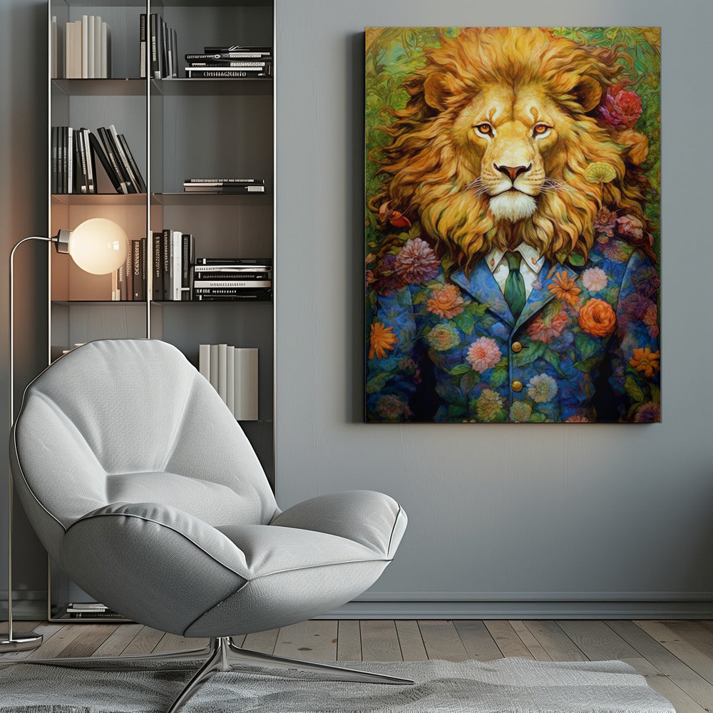 Wandbild Löwe Tierkunst #löwe