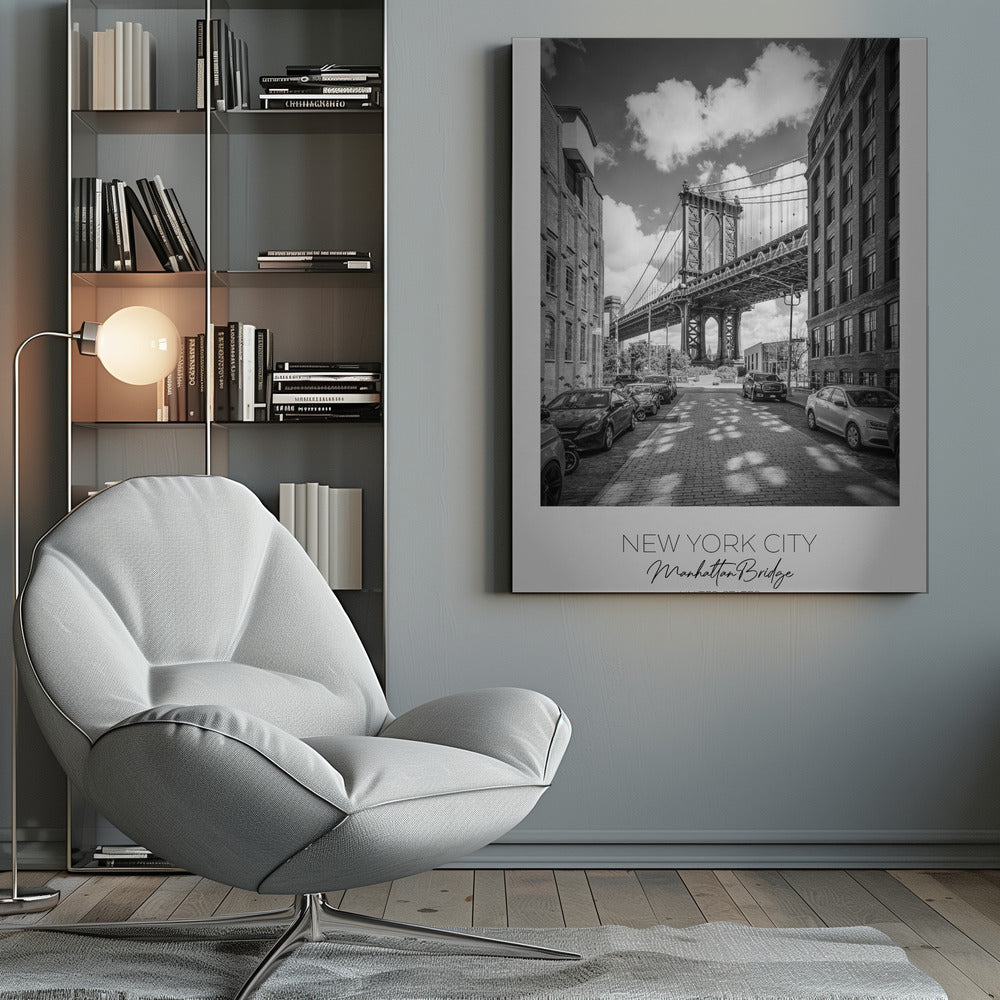 Wandbild-NEW YORK CITY Manhattan Bridge