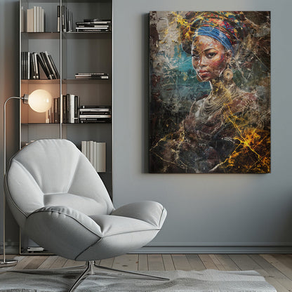 Wandkunst Afrikanische Kunst Illustration Wandkunst 067