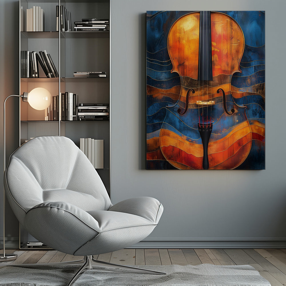 Wandbilder Musik Violine 6 Leinwandbild