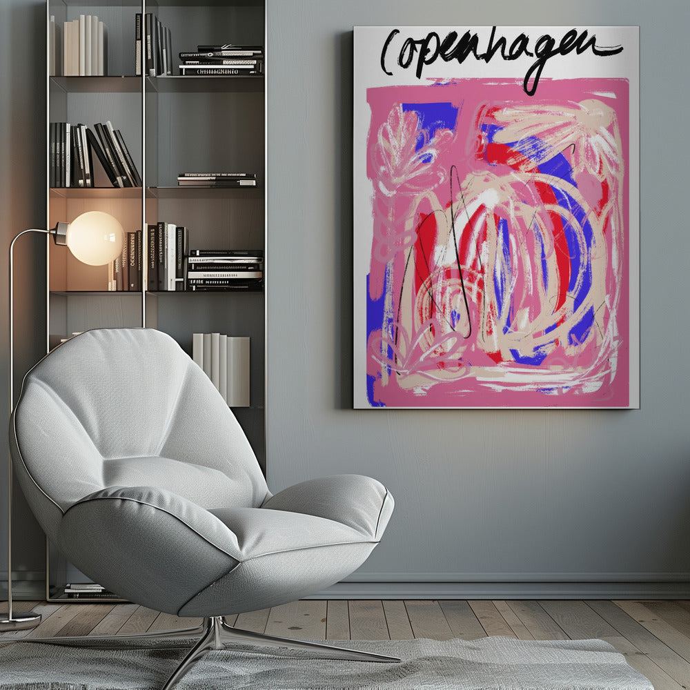 Wandbild Kopenhagenabstrakt5 Größe24x36