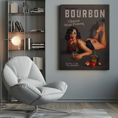 Wandbild Babes of Bourbon Vol 6 Choose Your Poison Sexy Pinup
