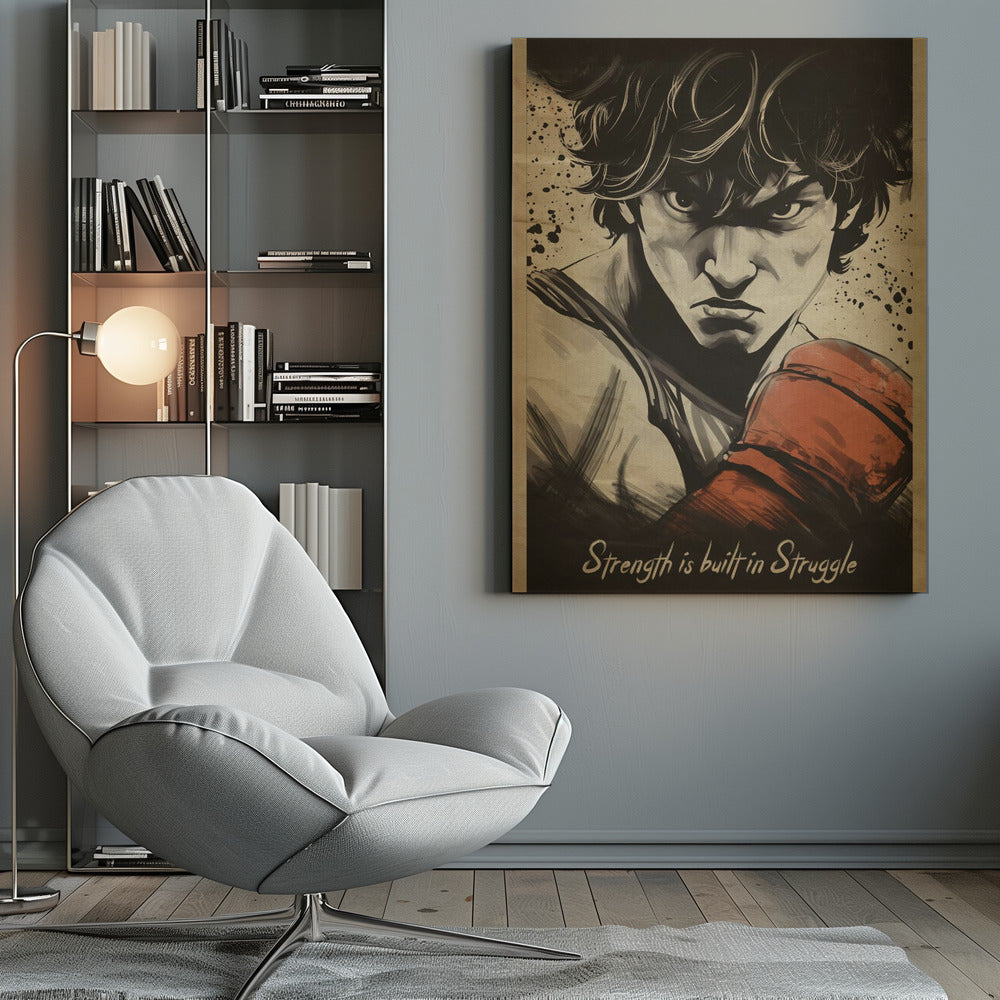 Wall art Strength Is Built In Struggle