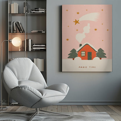 Wandbild Eine magische Zeit zu Weihnachten Leinwandbild