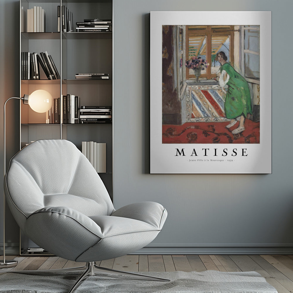 Wandbild Jeune Fille a La Mauresque 1939