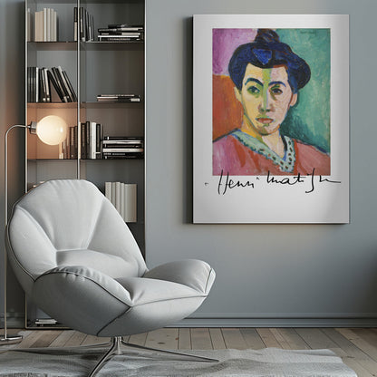 Wandbild La Raie Verte mit Unterschrift