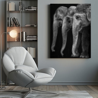 Wandbild Die Natur ist ein großartiges Meisterwerk, ein Elefant; das einzige harmlose große Ding ...