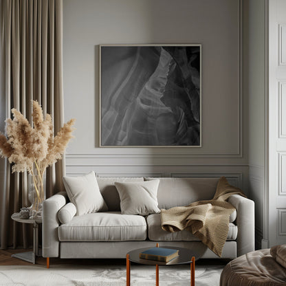 Wandbild MONOCHROMER ANTELOPE CANYON Tageslicht